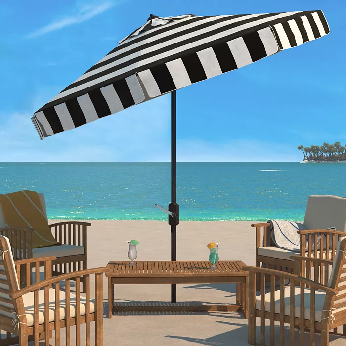 Safavieh Elsa Fashion Line 11 Ft Umbrella IN SETTING