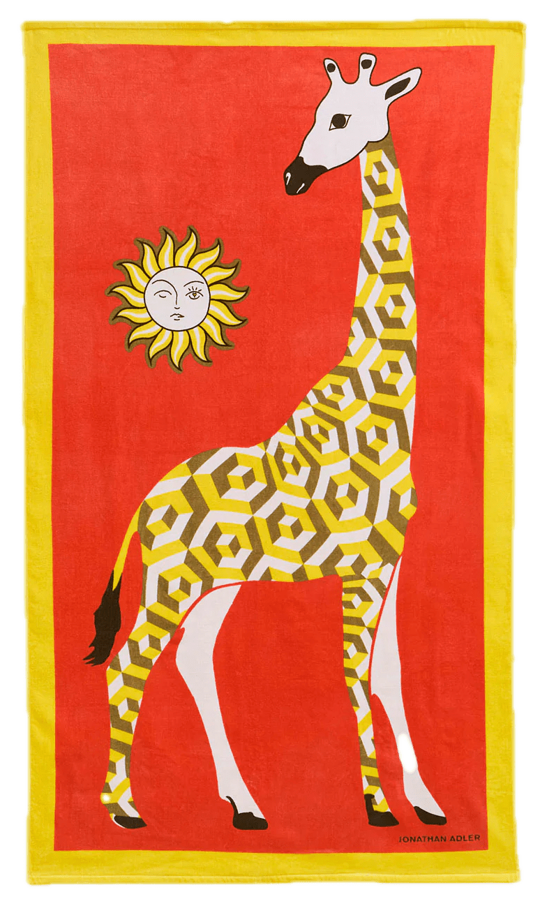 Giraffe Beach Towel