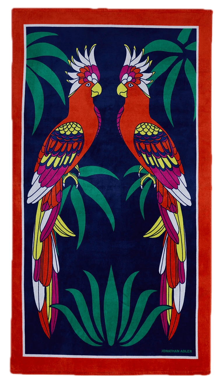 Parrots Beach Towel